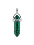 Pendentif en Pierre Malachite