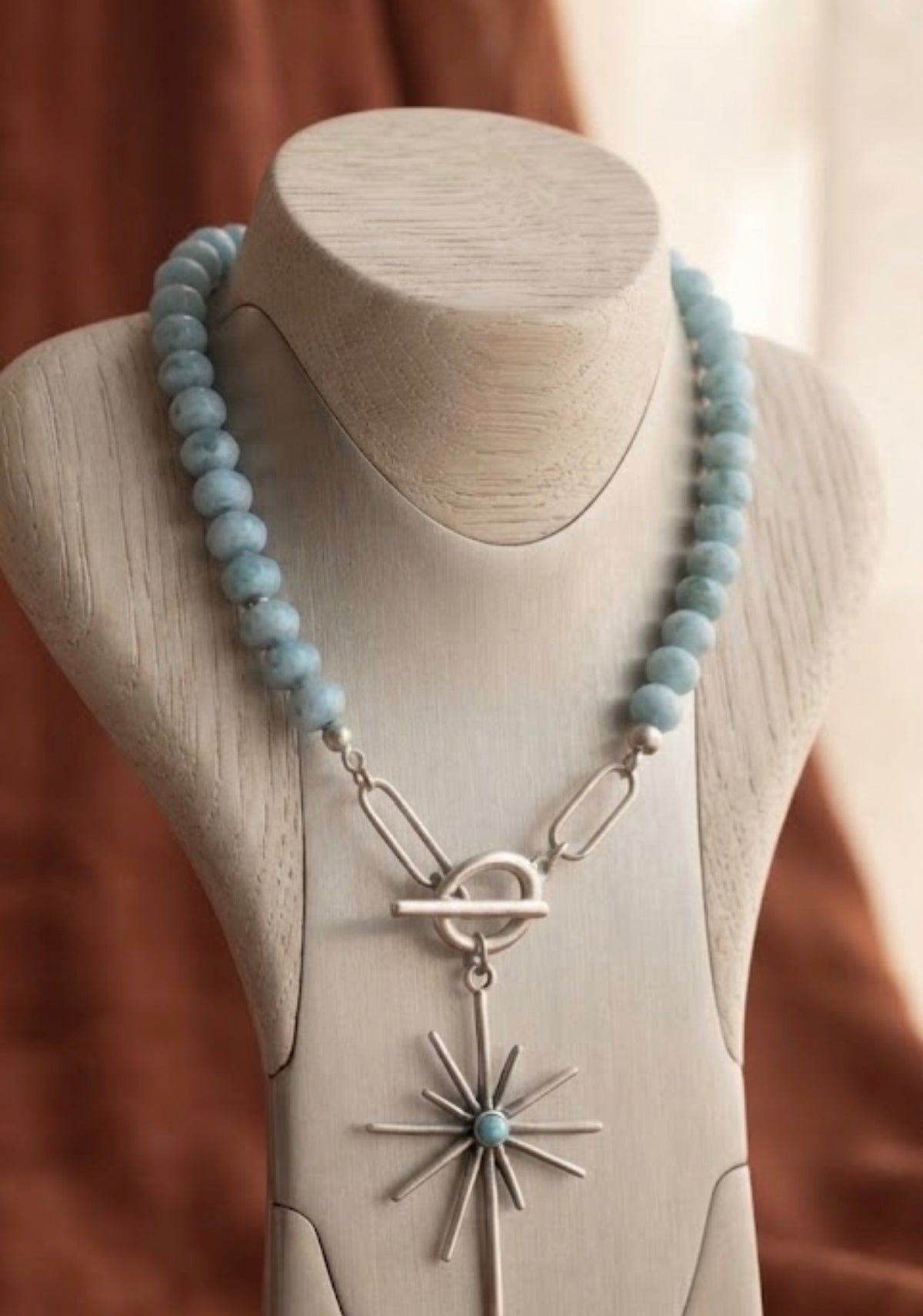 Collier Étoile du Nord en Argent et Pierres Fines - Style Bohème Chic
