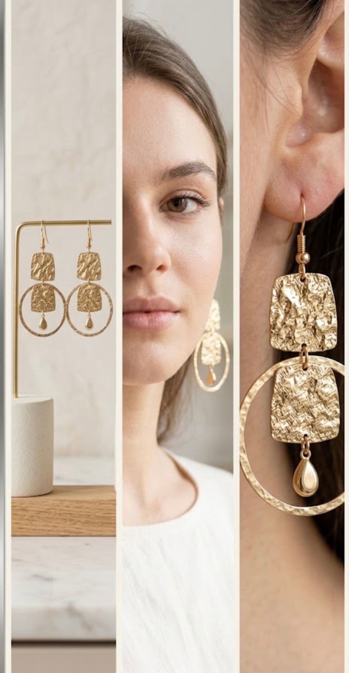 Boucles d'oreilles Dorées