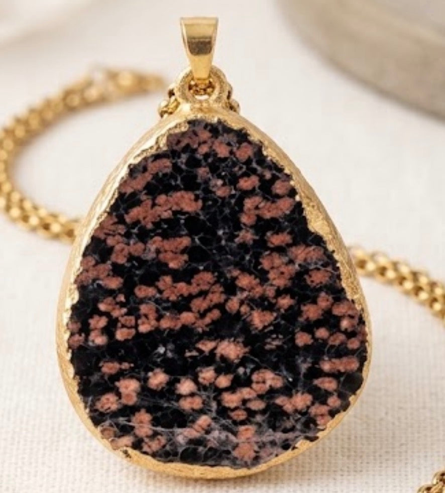 Pendentif Obsidienne
